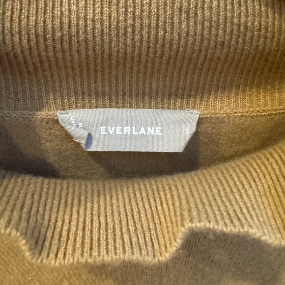 Everlane Cashmere Square Turtleneck Light Camel - Picture 6 of 6